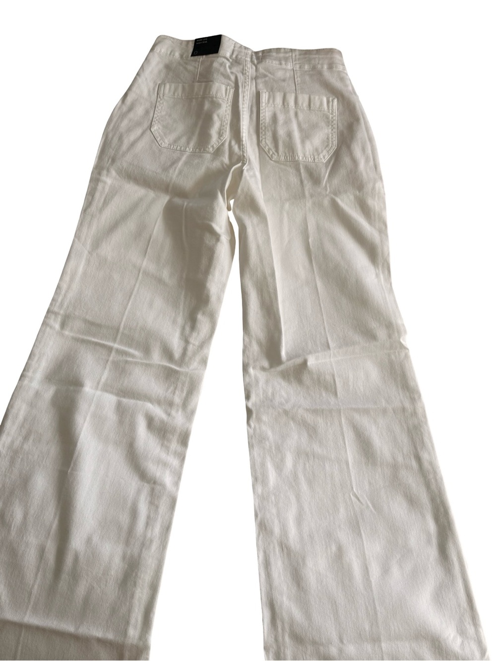 White House Black Market White High-Rise Waistband Pants - Picture 6 of 6